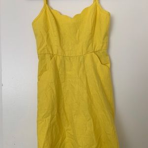 Yellow summer dress